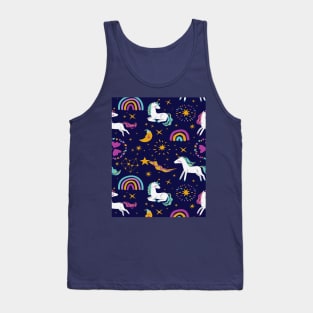 Unicorn Pattern Tank Top